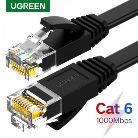 RG45 PATCH CORD ETHERNET CAT6 CABLE, STURDY, DURABLE & FLAT DESIGN UGREEN NW102 - 50172 - 50173 - 50175 - 50176 - 50178 -50182