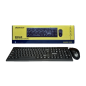 Jertech Keyboard Mouse Combo KM160 EN/AR Wired Black
