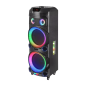 Board-x Speaker Karaoke HTM-7011 2x10 Inch, 2 Microphones