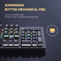 Jertech Keyboard JK510 EN Wired Gaming Mechanical RGB Black