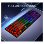 Jedel Keyboard Kl122 EN Wired USB-C Gaming Mechanical RGB