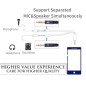 Board-x Audio Converter Line 2 Male To 1 Female Cord Two In One