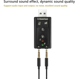 Board-X Sound Card Usb External 7.1 Channel