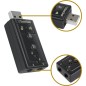 Board-X Sound Card Usb External 7.1 Channel