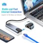 Board-x Hub 5 in 1 from Usb C to 4k Hdmi, Rj45 Ethernet, Usb 3.0, 100w PD