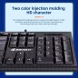 Jertech Keyboard Mouse Combo KM160 EN/AR Wired Black