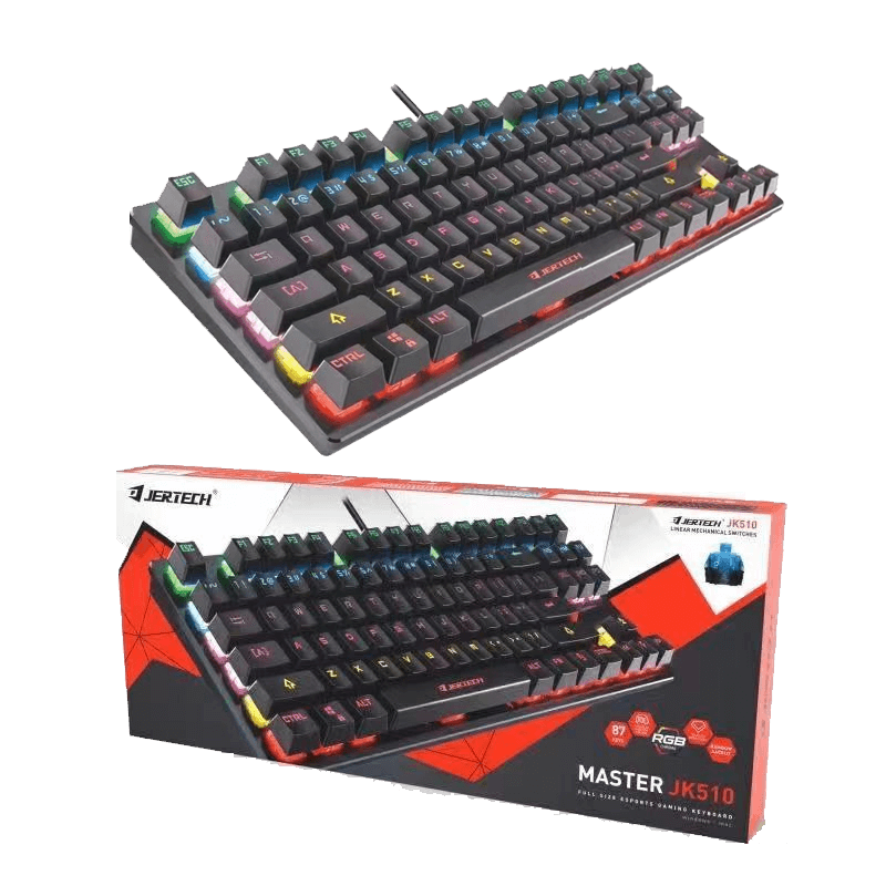 Jertech Keyboard JK510 EN Wired Gaming Mechanical RGB