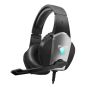 Jedel Headset GH220 2*3.5, USB WIRED RGB BLACK Gaming