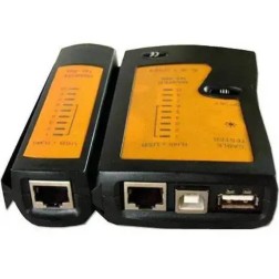 Board-X Network Cable Tester RJ45 RJ11 RJ12 Cat5 UTP LAN Cable Handheld