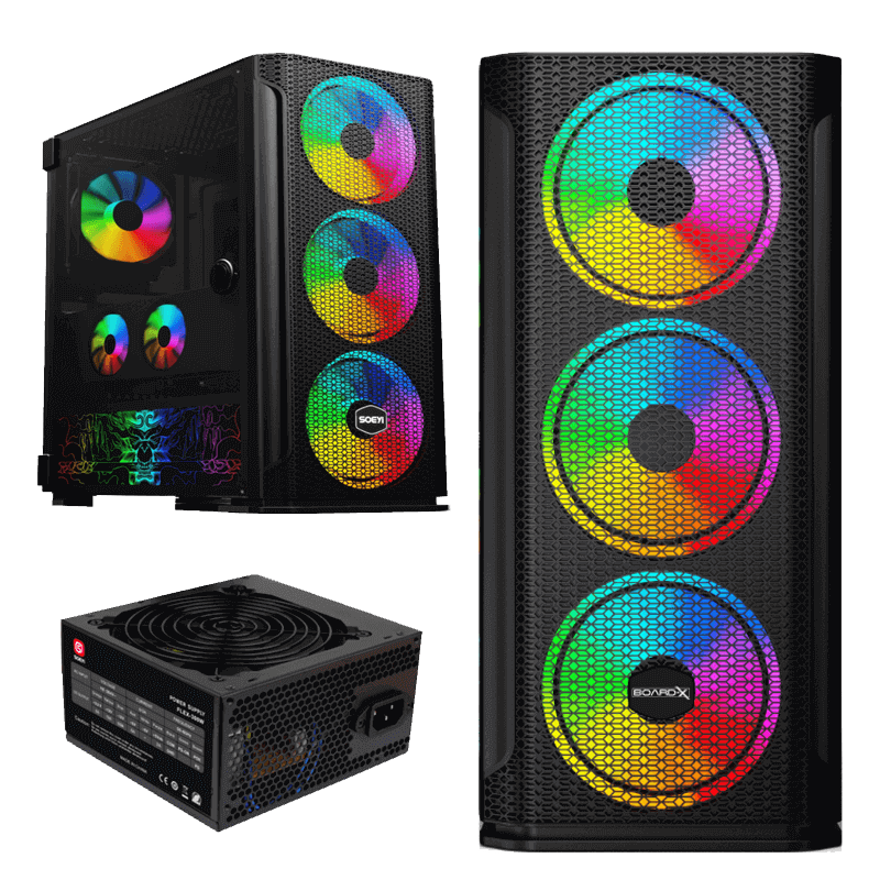 Desktop Assembled Intel Core i9 13900KF Z690-P Mainboard 16gb memory 1tb nvme 12gb RTX3060 graphics Fan Cpu BX1 Case 950W