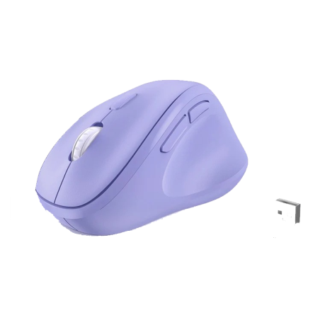 Micropack Mouse Mp-V01W Ergonomic Wireless Silent Switch (Purple)