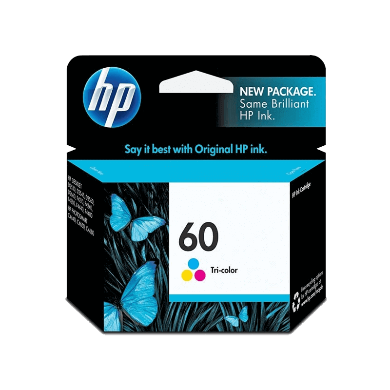 Hp Ink Cartridge 60 Tricolor Original