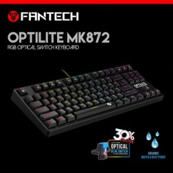 Fantech Keyboard Usb Gaming Mk872 Rgb Optilite Tkl