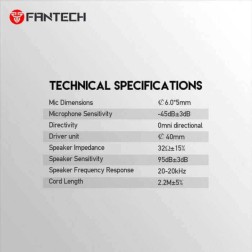 Fantech Headset Usb 7.1 Gaming Hg19 Iris