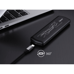 Apacer Ssd Portable 1Tb AS722 USB 3.2 Gen2 Nvme type C AP1TBAS722B-1