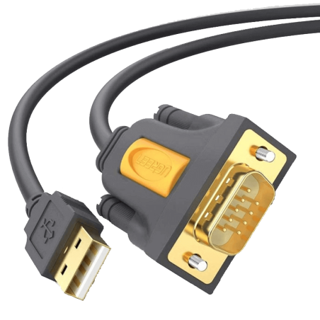 Cable Usb To Serial Db9 Rs-232 Male 2 meters Ugreen Cr104 - 20222