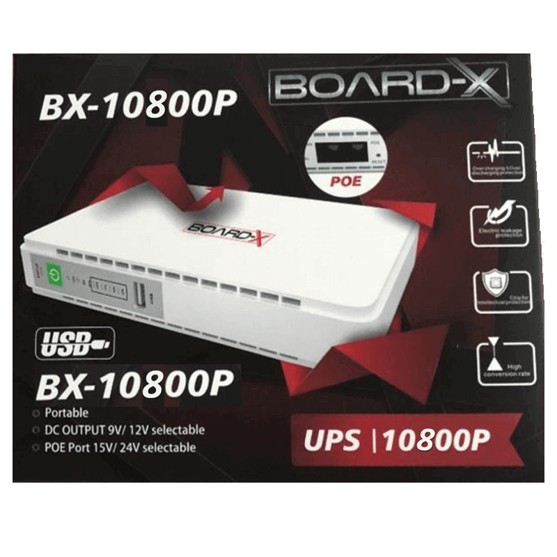 Board-X Ups for Routers Bx-10800P Poe