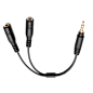 Cable Audio Splitter 3.5Mm Male To 2 Female