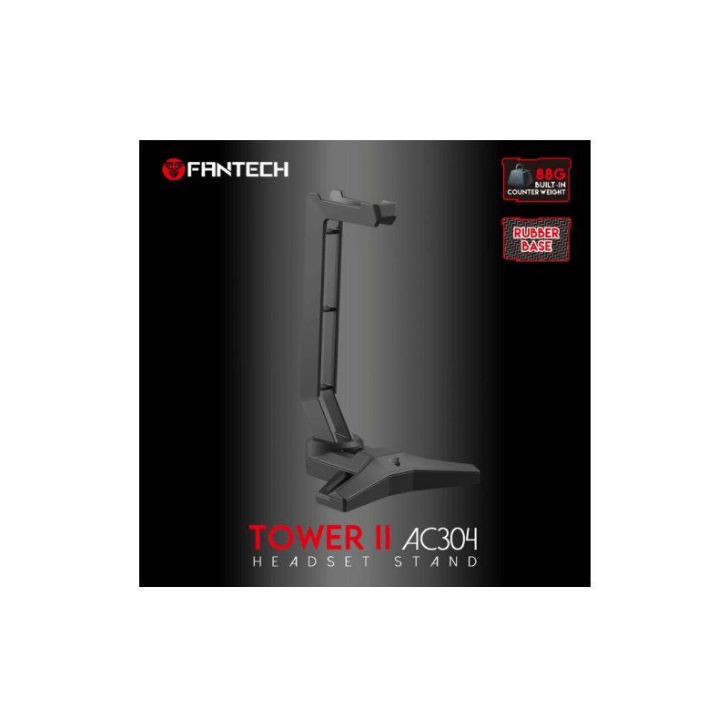 Fantech Headset Stand Ac304 Tower Ii Black Fantech Headset Stand Ac304 Tower Ii Black