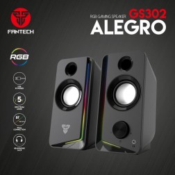Fantech Speaker Gs302 Alegro Bluetooth And Wired Rgb Gaming & Music