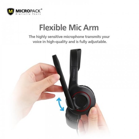 Micropack Headset Mhp-02 Chat & Stereo Usb Computer