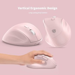 Micropack Mouse Mp-V01W Ergonomic Wireless Silent Switch (Pink)