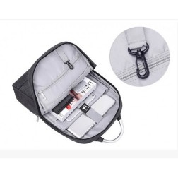 canvasartisan backpack L5-02 Light Gray, Durable, Water-Resistant & Light Weight