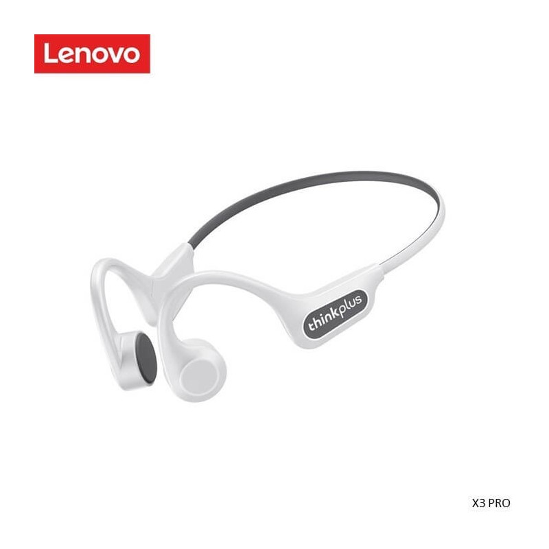 Lenovo Earphone Wireless Sports Bluetooth 5.3 In-Ear Bone Conduction Headphone With Mic X3 Pro (White) Lenovo Earphone Wireless Sports Bluetooth 5.3 In-Ear Bone Conduction Headphone With Mic X3 Pro (White)