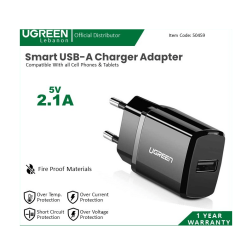 Ugreen Adapter 2.1 A Usb-A Cell Phone Smart Charger
