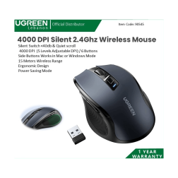 Ugreen Mouse 4000 Dpi Silent 2.4Ghz Wireless 90545