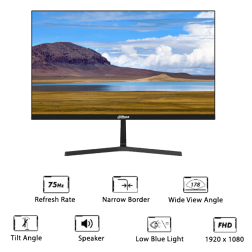 Dahua Monitor 24" 75Hz Fhd Vga, Hdmi Anti-Blue Light 1920 X 1080 Dhi-Lm24-B200