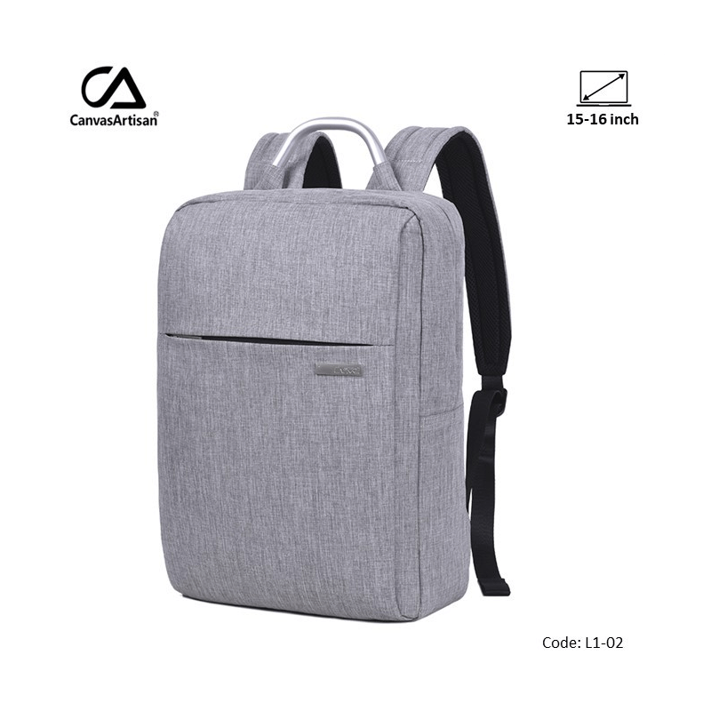 canvasartisan backpack L1-02 Light Gray, Durable, Water-Resistant & Light Weight canvasartisan backpack L1-02 Light Gray, Durable, Water-Resistant & Light Weight