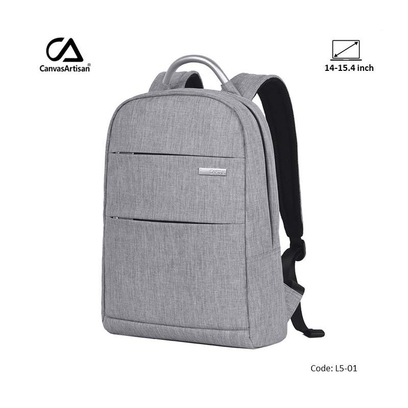 canvasartisan backpack L5-01 Light Gray, Durable, Water-Resistant & Light Weight canvasartisan backpack L5-01 Light Gray, Durable, Water-Resistant & Light Weight