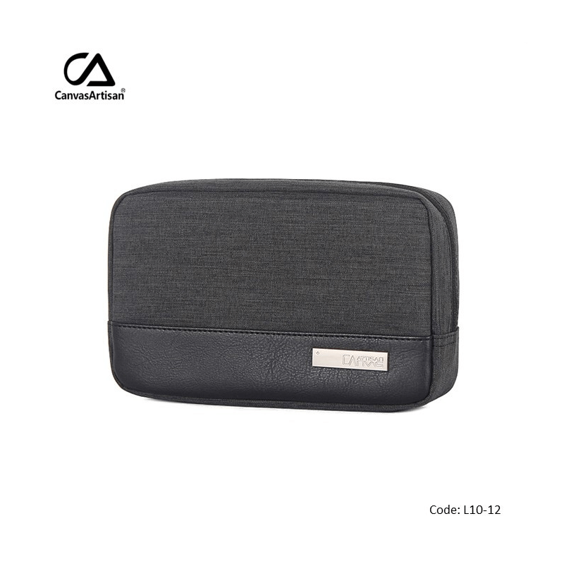 Canvasartisan Electronic Organizer L10-12 Dark Gray Pouch Bag, Water-Resistant