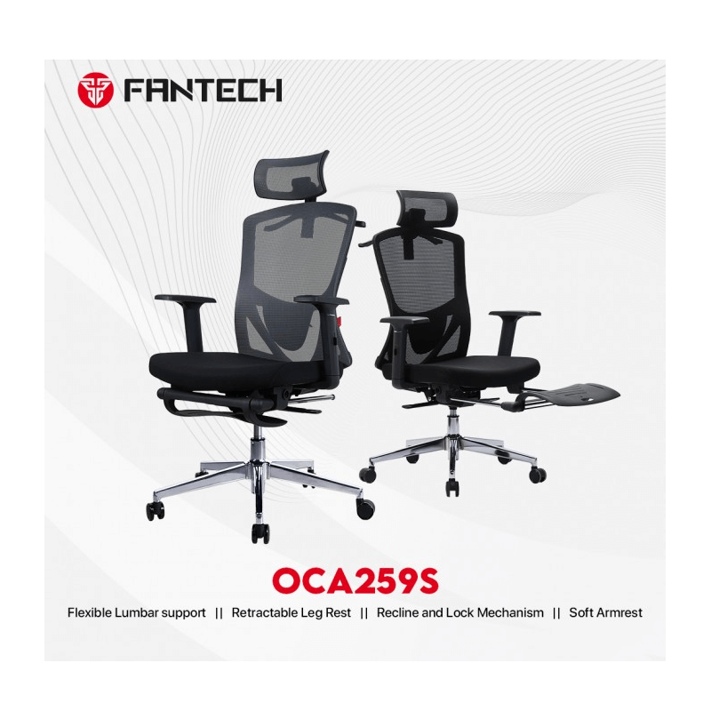 Fantech Oc-A259s Black Office Chair Fantech Oc-A259s Black Office Chair