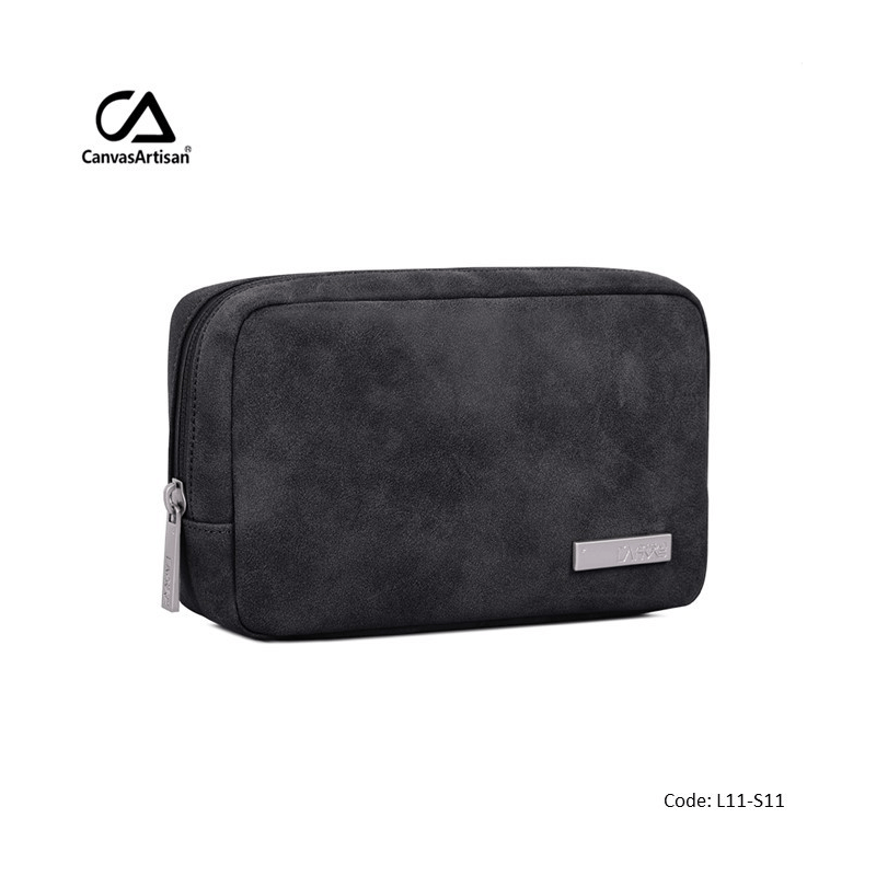 Canvasartisan Electronic Organizer L11-S11 Black Pouch Bag, Water-Resistant Canvasartisan Electronic Organizer L11-S11 Black Pouch Bag, Water-Resistant