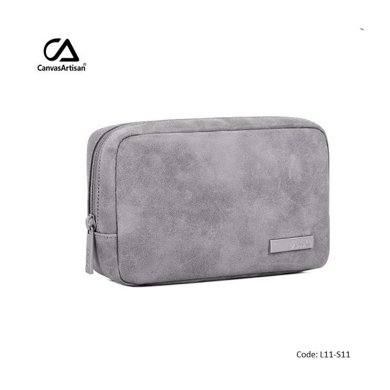 Canvasartisan Electronic Organizer L11-S11 Gray Pouch Bag, Water-Resistant