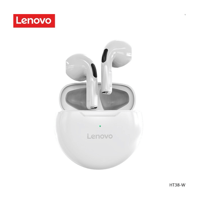 Lenovo Earphone Tws Wireless Bluetooth Ht38 (White)