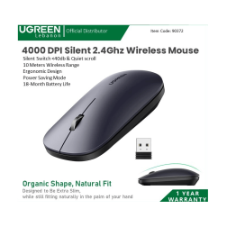 Ugreen Mouse 4000 Dpi Silent 2.4Ghz Wireless Mu001