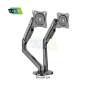 Kaloc Stand Ds200-2/B Dual Desk Monitor Arm, Adjustable Gas Spring & Support Max 30 Inch Kaloc Stand Ds200-2/B Dual Desk Monitor Arm, Adjustable Gas Spring & Support Max 30 Inch