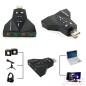 Board-X Sound Card Usb External 7.1 Channel 2 inputs