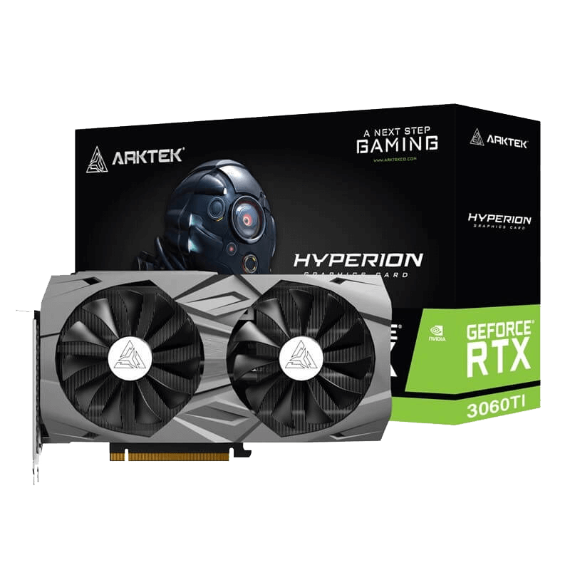 Arktek Gaming Graphic Geforce 8Gb DDR6 RTX3060TI AKN3060TID6S8GH1