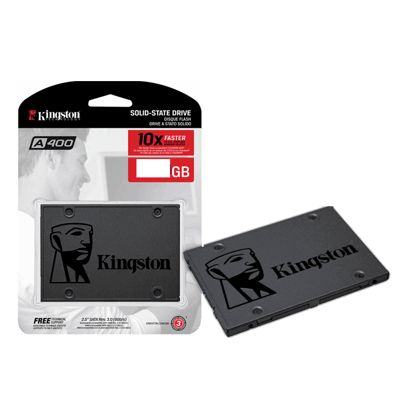 Kingston Sata 480GB Ssd 6.0Gb/S A400 SA400537/480G