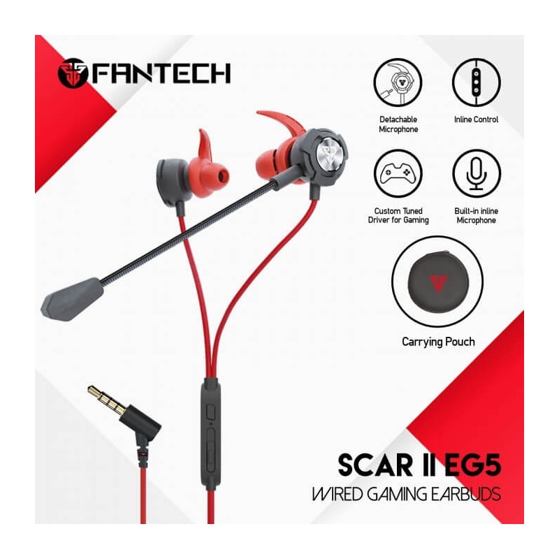 FANTECH SCAR II EG5 WIRED GAMING EARBUDS FANTECH SCAR II EG5 WIRED GAMING EARBUDS