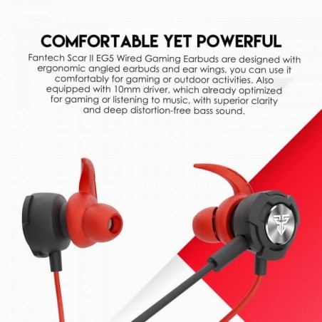 FANTECH SCAR II EG5 WIRED GAMING EARBUDS