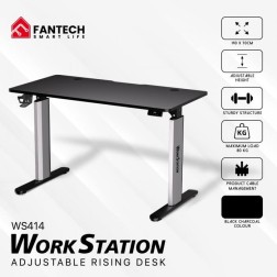 FANTECH WS414 WORK STATION ADSJUSTABLE RISING DESK (BLACK)