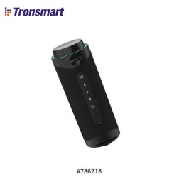 TRONSMART T7 30W WATERPROOF BLUETOOTH PORTABLE OUTDOOR SPEAKER WITH BUILT IN BATTERY AND VIBRANT LED MODES 786218 (BLACK)