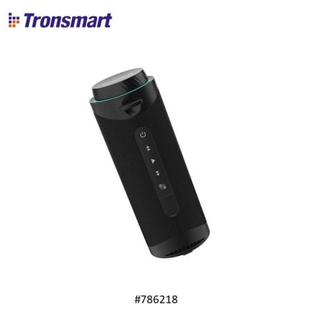 TRONSMART T7 30W WATERPROOF BLUETOOTH PORTABLE OUTDOOR SPEAKER WITH BUILT IN BATTERY AND VIBRANT LED MODES 786218 (BLACK)