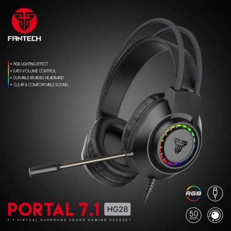 FANTECH HG28 PORTAL 7.1 RGB GAMING HEADSET