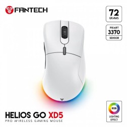 FANTECH XD5 HELIOS GO WIRELESS GAMING MOUSE (WHITE)